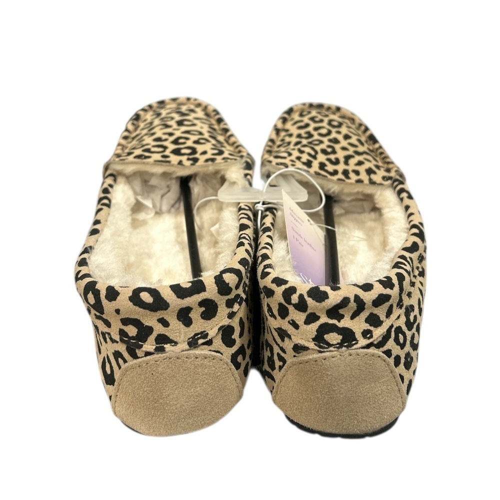 Stars Above Tan Leopard Print Moccasins - Picture 3 of 6